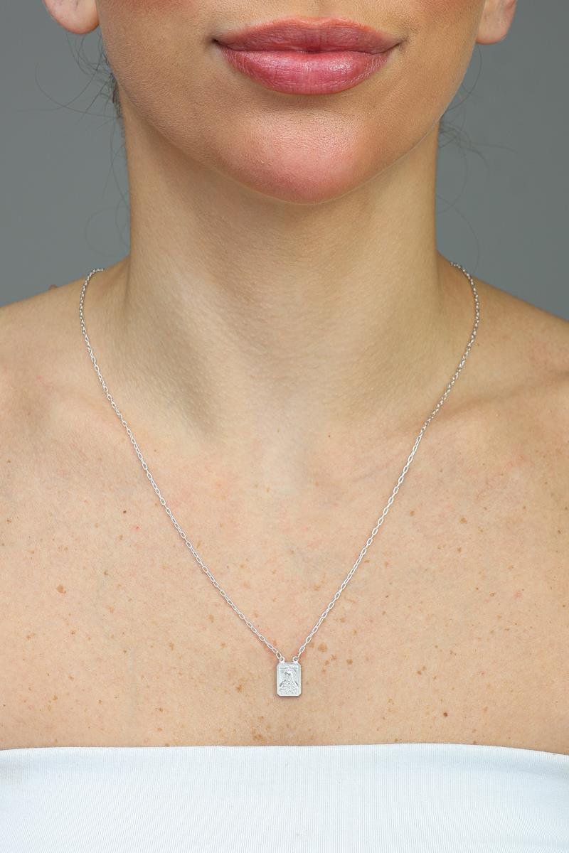 Escapulário Sagrado Coração de Jesus | Prata 925