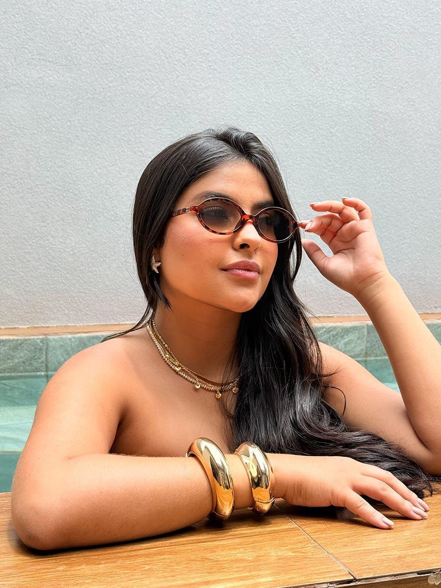 Colar Concha com Pérola | Banhado a Ouro