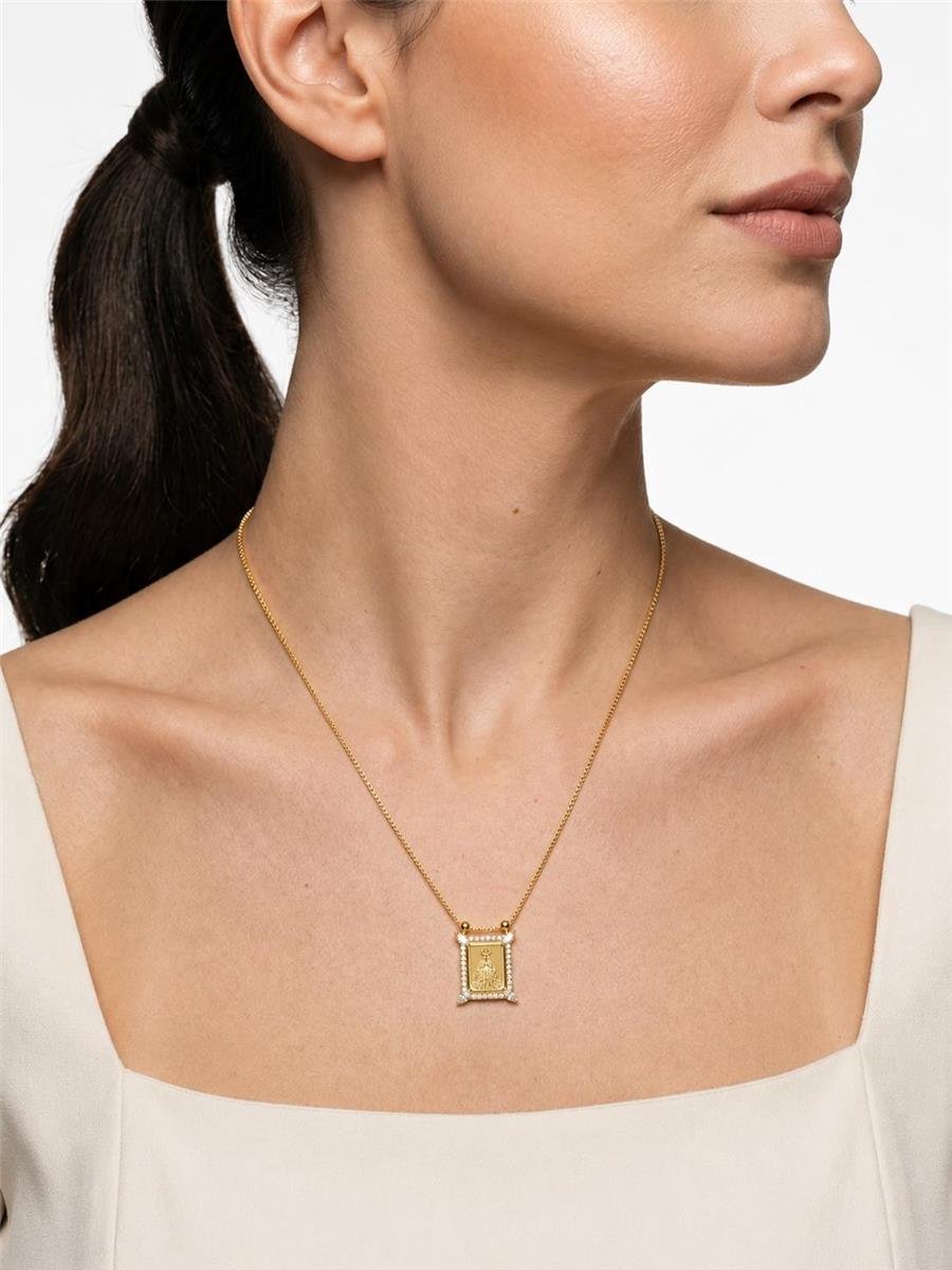 Colar Medalha Nossa Senhora Aparecida | Banhado a Ouro.