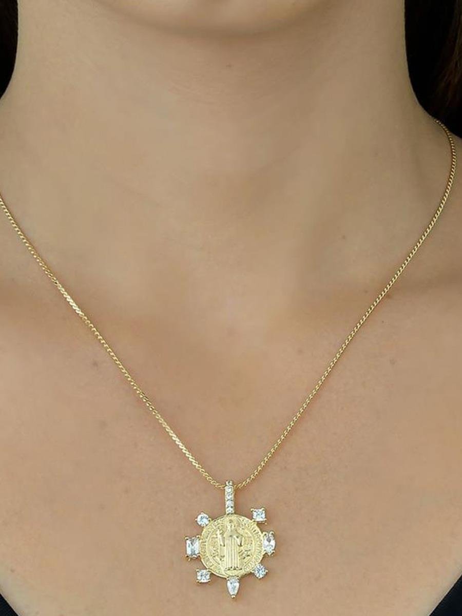 Colar Medalha de São Bento