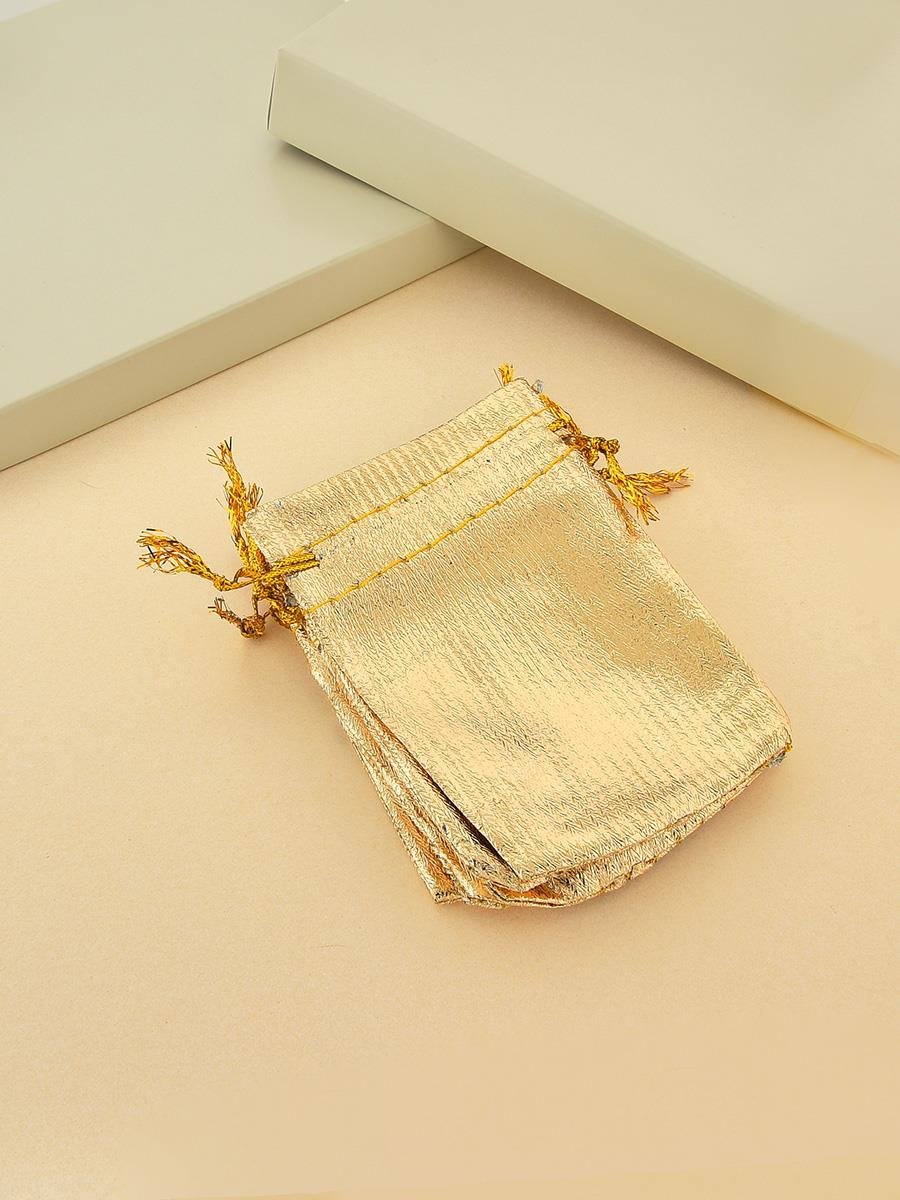 Saco de Lame Dourado P | 5 Unidades