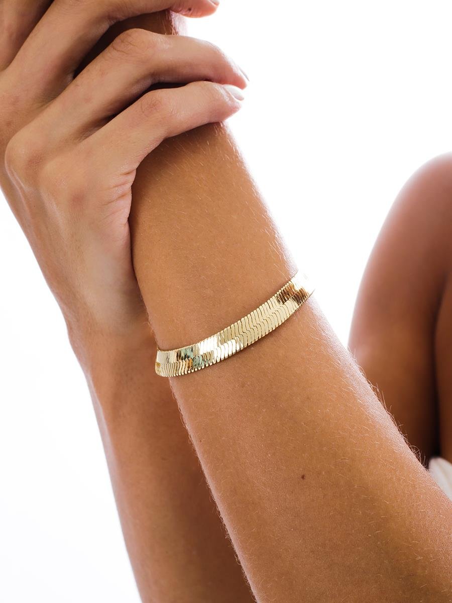 Pulseira Malha Fita 7mm