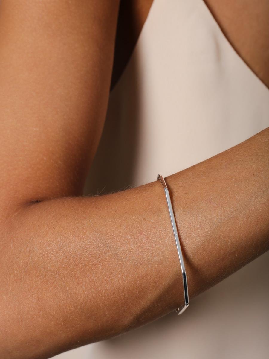 Bracelete Quadrado | Banho de Prata