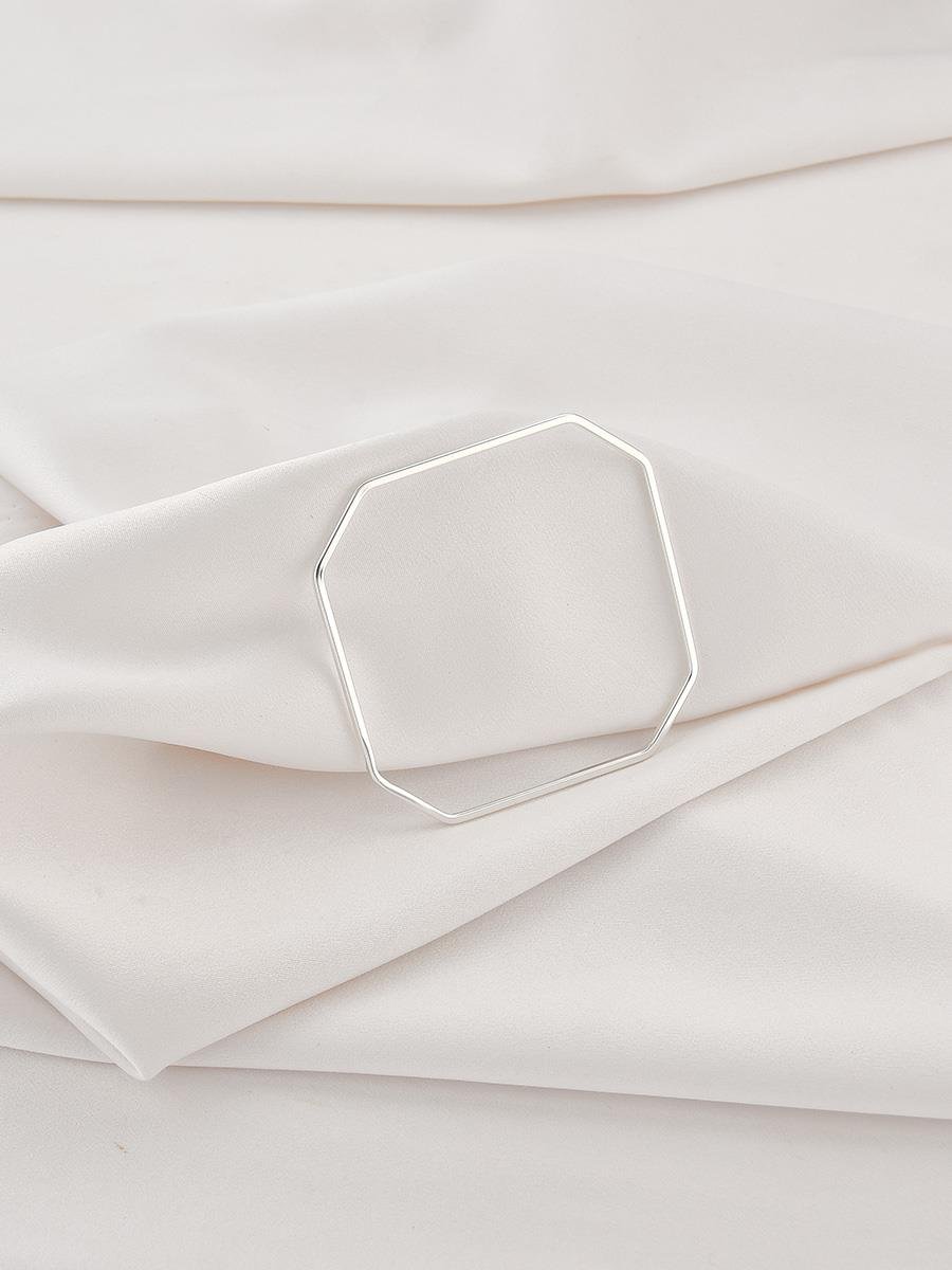 Bracelete Quadrado | Banho de Prata