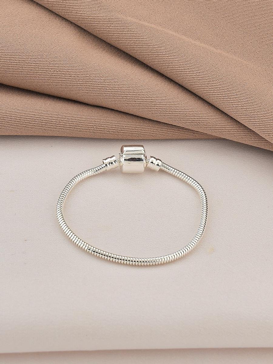 Pulseira Berloque 14 CM | Infantil | Banho de Prata