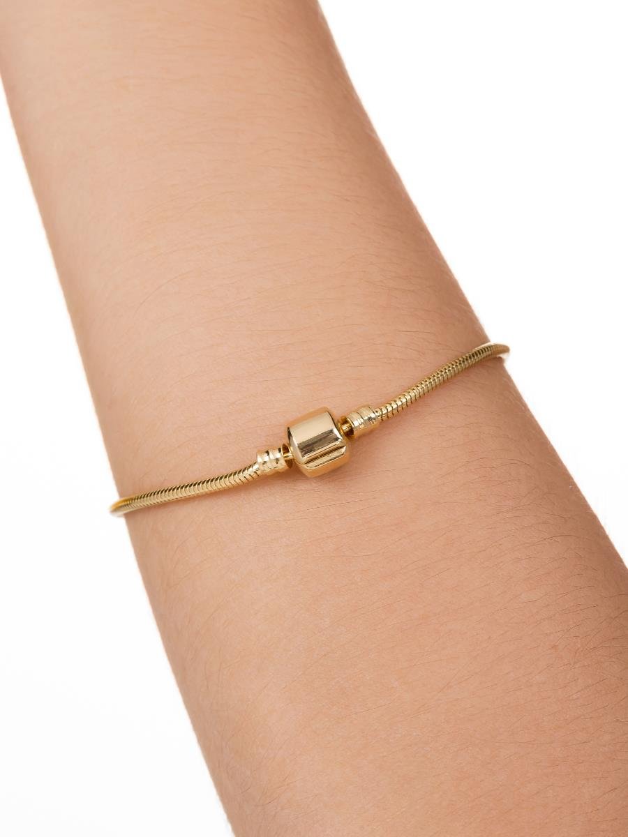 Pulseira Para Berloque 21CM | Banhado a Ouro