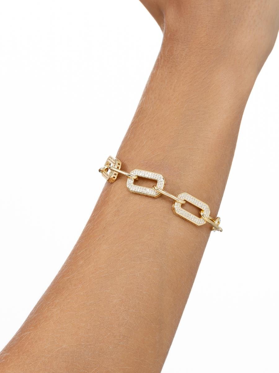 Pulseira Elos Lisos e Incolores
