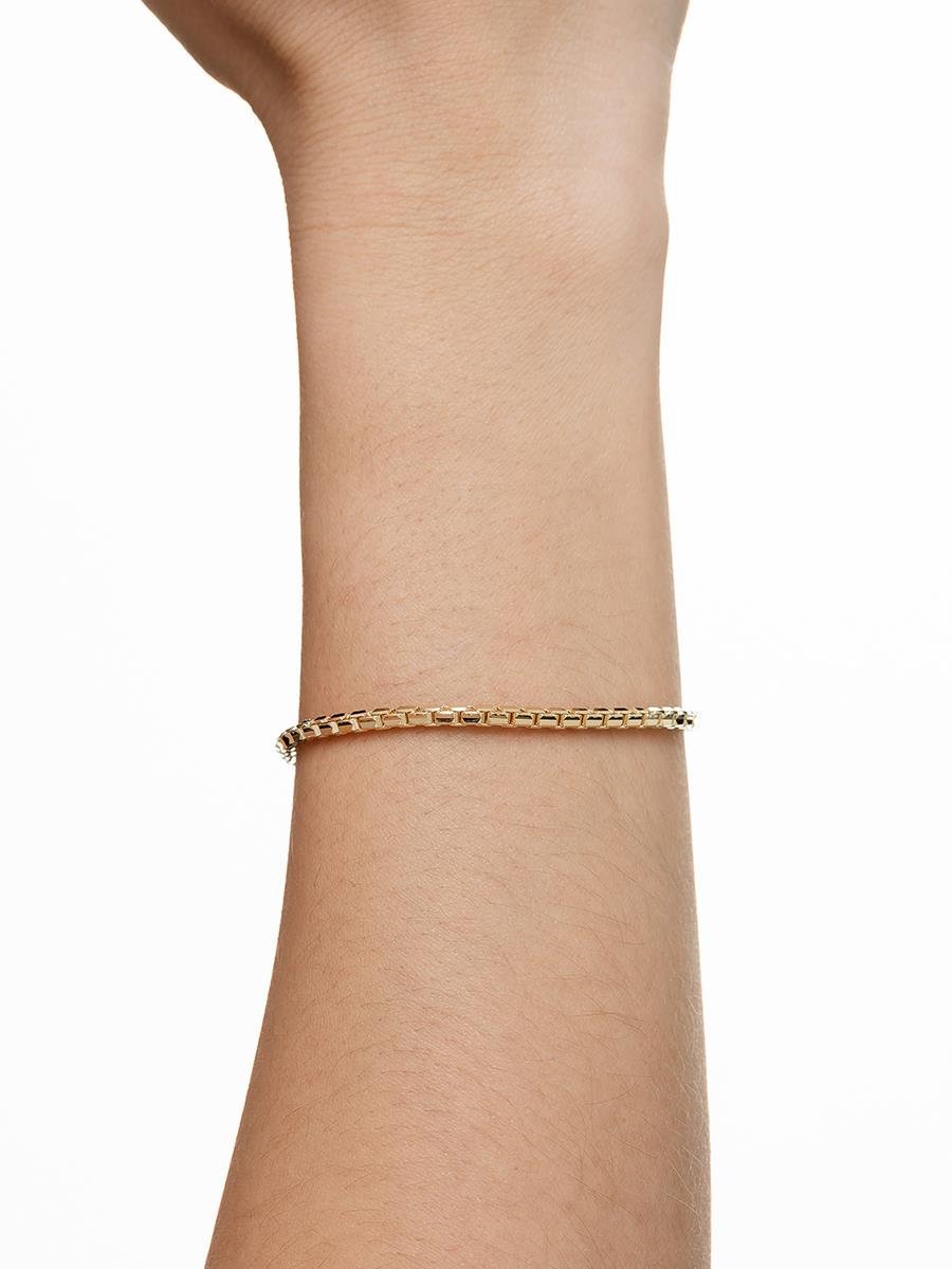 Pulseira de Elo Duplo | Banhado a Ouro