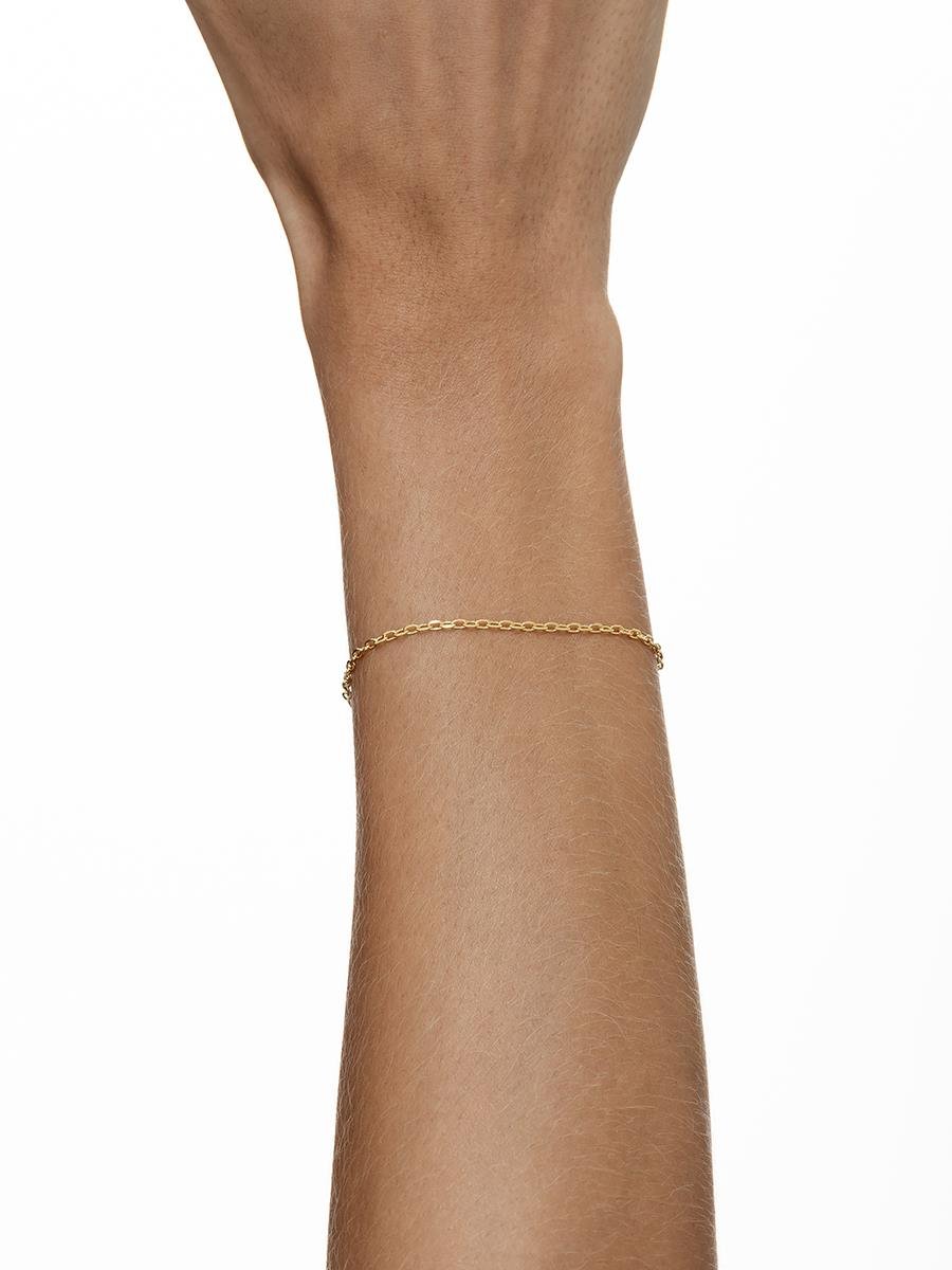 Pulseira de Elo Cadeado | Banhado a Ouro