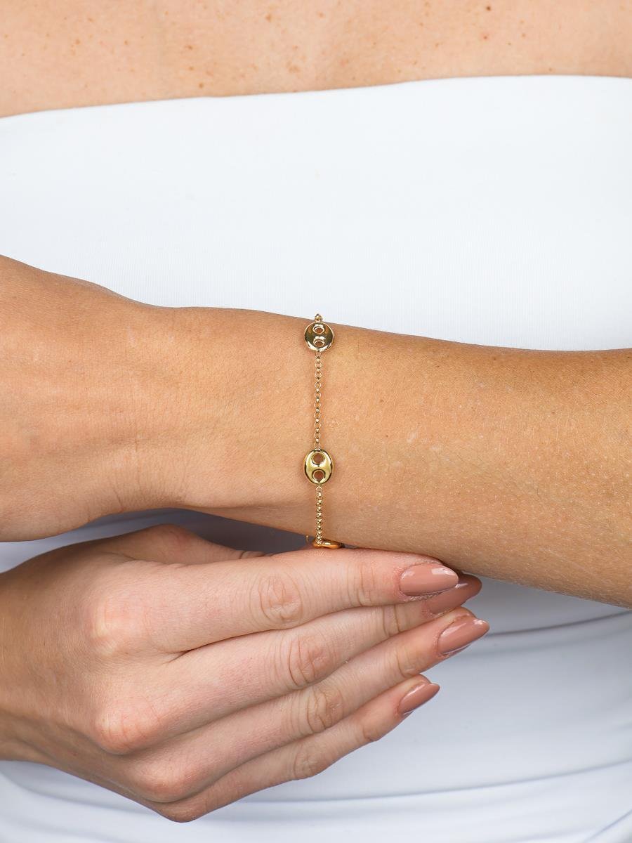 Pulseira Lacre | Banhado a Ouro