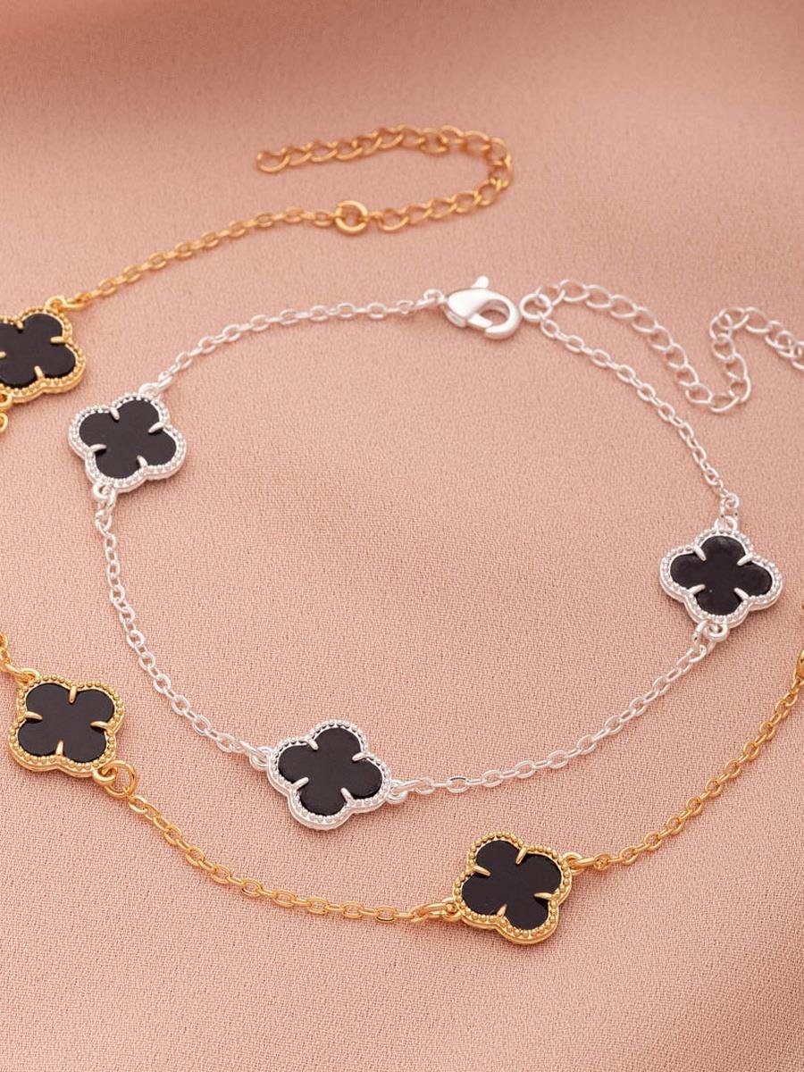 Pulseira Trevo | Banhado a Ouro